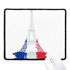 Dıythinker Siyah Eyfel Kulesi Paris Fransa Silüeti Kaymaz Fare Altlığı