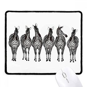 Dıythinker Siyah Farklı Aksiyon zebra Hayvan Kaymaz Fare Altlığı