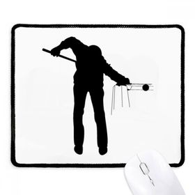 Dıythinker Siyah Fiziksel Eğitim Spor Bilardo Kaymaz Fare Altlığı