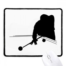 Dıythinker Siyah Fiziksel Eğitim Spor Bilardo Kaymaz Fare Altlığı