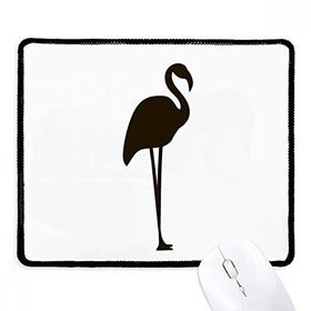 Dıythinker Siyah Flamingo Sevimli Hayvan Portrayal Kaymaz Fare Altlığı