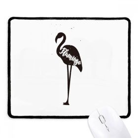Dıythinker Siyah Flamingo Siyah ve Beyaz Hayvan Kaymaz Fare Altlığı