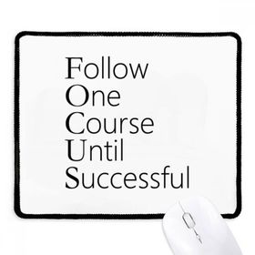 Dıythinker Siyah Follow Successful Alıntı Kaymaz Fare Altlığı