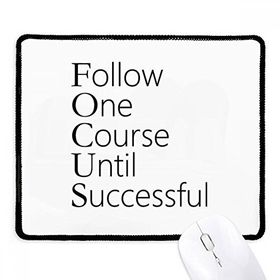 Dıythinker Siyah Follow Successful Alıntı Kaymaz Fare Altlığı