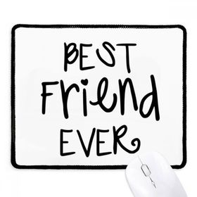 Dıythinker Siyah Friendship Best Friend Ever Kelimeler Alıntılar Kaymaz Fare Altlığı