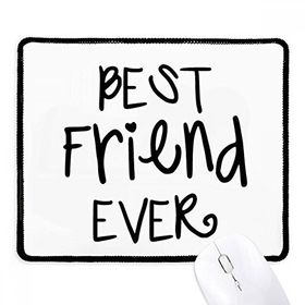 Dıythinker Siyah Friendship Best Friend Ever Kelimeler Alıntılar Kaymaz Fare Altlığı