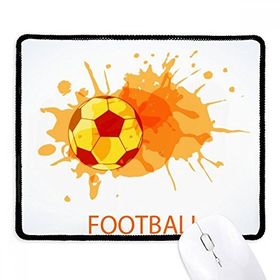 Dıythinker Siyah Futbol turuncu Spor Kaymaz Fare Altlığı