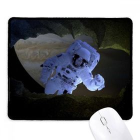 Dıythinker Siyah Galaxy Astronot Karanlık Gece Gökyüzü Kaymaz Fare Altlığı