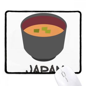 Dıythinker Siyah Geleneksel Japon Lezzetli Miso Çorba Kaymaz Fare Altlığı