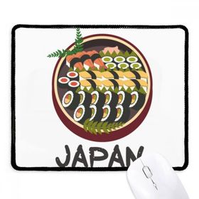 Dıythinker Siyah Geleneksel Japon Lezzetli Suşi Kaymaz Fare Altlığı