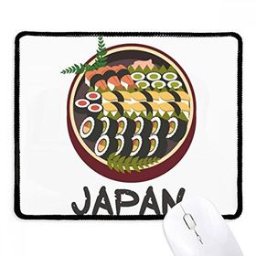 Dıythinker Siyah Geleneksel Japon Lezzetli Suşi Kaymaz Fare Altlığı