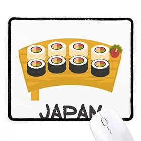 Dıythinker Siyah Geleneksel Japon Sushi seti Kaymaz Fare Altlığı