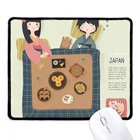 Dıythinker Siyah Geleneksel Japon yerel cruisine Kaymaz Fare Altlığı