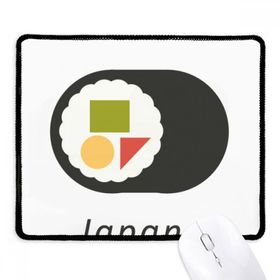 Dıythinker Siyah Geleneksel Japon Yerel Maki Sushi Kaymaz Fare Altlığı