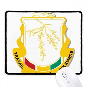 Dıythinker Siyah Gine Afrika Ulusal Amblem Kaymaz Fare Altlığı