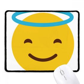 Dıythinker Siyah Gülümseme Açısı Sarı Sevimli Çevrimiçi Sohbet Kaymaz Fare Altlığı