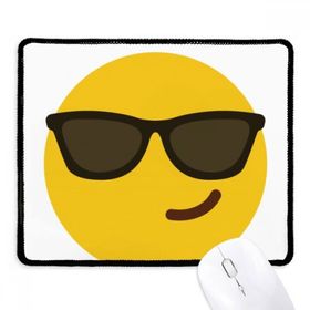 Dıythinker Siyah Güneş Gözlüğü Havalı Sarı Sevimli Çevrimiçi Sohbet Kaymaz Fare Altlığı
