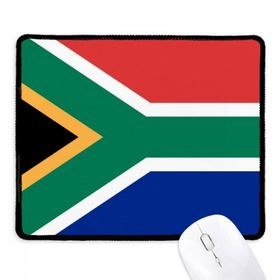 Dıythinker Siyah Güney Afrika Ulusal Bayrağı Afrika Ülke Kaymaz Fare Altlığı