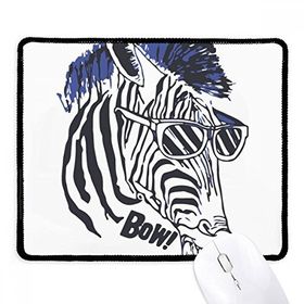 Dıythinker Siyah Havalı Zebra Güneş Gözlüğü Hayvan Kaymaz Fare Altlığı