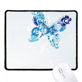 Dıythinker Siyah Hayvan Gökyüzü Mavi Kelebek Fluttering Grafiti Kaymaz Fare Altlığı