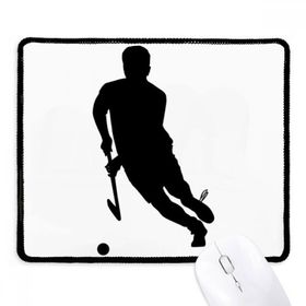 Dıythinker Siyah Hokey Sporları Koşu Fiziksel Eğitim Kaymaz Fare Altlığı