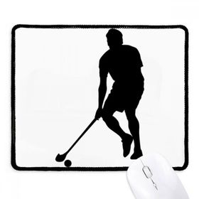 Dıythinker Siyah Hokey Sporları Koşu Fiziksel Eğitim Kaymaz Fare Altlığı