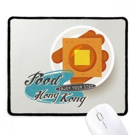 Dıythinker Siyah Hong Kong Fransız Tost Çin Kaymaz Fare Altlığı