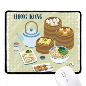 Dıythinker Siyah Hong Kong Tarzı Çin Dim Sum Kaymaz Fare Altlığı