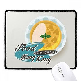 Dıythinker Siyah Hong Kong Udon Noodles Çin Kaymaz Fare Altlığı