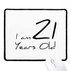 Dıythinker Siyah I am 21 yaş Genç Kaymaz Fare Altlığı