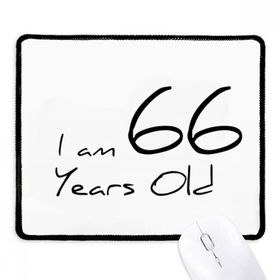 Dıythinker siyah I am 66 yaş yaşlı yaşlı kaymaz fare altlığı