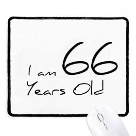 Dıythinker siyah I am 66 yaş yaşlı yaşlı kaymaz fare altlığı