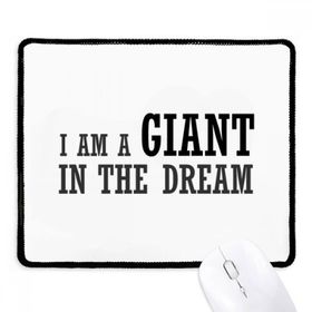 Dıythinker Siyah I Am A Giant In The Dream Kaymaz Fare Altlığı