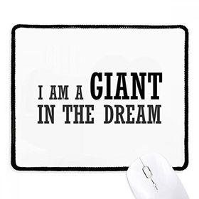 Dıythinker Siyah I Am A Giant In The Dream Kaymaz Fare Altlığı