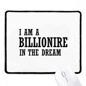 Dıythinker Siyah I Am A Millionaire In The Dream Kaymaz Fare Altlığı