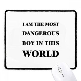 Dıythinker Siyah I Am The Dangerous Boy Kaymaz Fare Altlığı