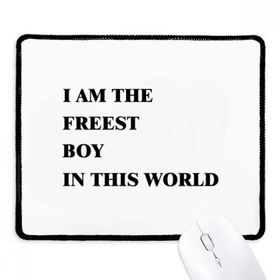 Dıythinker Siyah I Am The Freest Boy Kaymaz Fare Altlığı