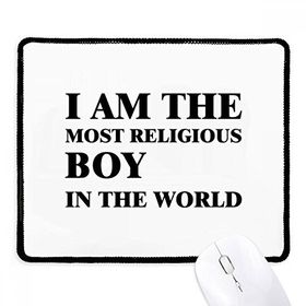 Dıythinker Siyah I Am The Religious Boy Kaymaz Fare Altlığı