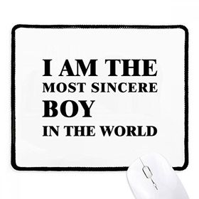 Dıythinker Siyah I Am The Sincere Boy Kaymaz Fare Altlığı