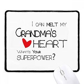 Dıythinker Siyah I Can Melt My Grandma's Heart Nana Kaymaz Fare Altlığı