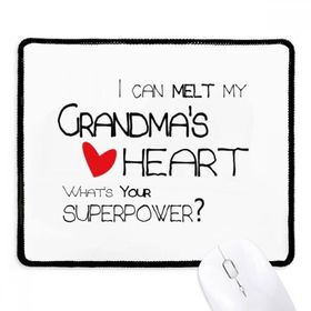 Dıythinker Siyah I Can Melt My Grandma's Heart Nana Kaymaz Fare Altlığı