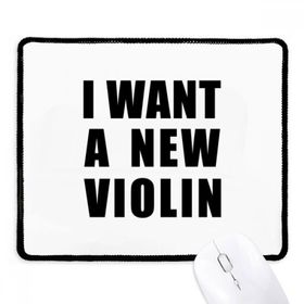 Dıythinker Siyah I Want A New Violin Kaymaz Fare Altlığı