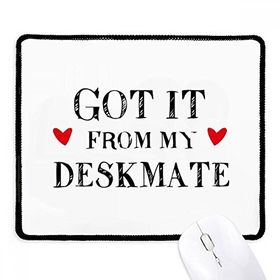 Dıythinker Siyah It From My Deskmate Mezuniyet Sezonu Kaymaz Fare Altlığı Kenarlı