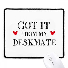 Dıythinker Siyah It From My Deskmate Mezuniyet Sezonu Kaymaz Fare Altlığı Kenarlı