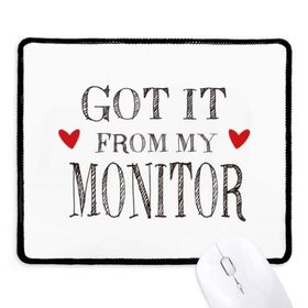 Dıythinker Siyah It From My Monitor Mezuniyet Sezonu Kaymaz Fare Altlığı