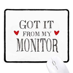 Dıythinker Siyah It From My Monitor Mezuniyet Sezonu Kaymaz Fare Altlığı