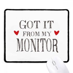 Dıythinker Siyah It From My Monitor Mezuniyet Sezonu Kaymaz Fare Altlığı