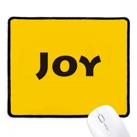 Dıythinker Siyah Joy Word İlham Verici Alıntı Sözler Kaymaz Fare Altlığı