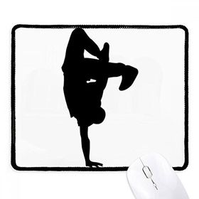 Dıythinker Siyah Jumping Dancer Sports Breaking Kaymaz Fare Altlığı