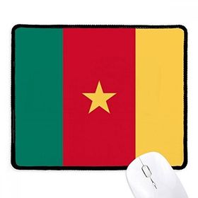 Dıythinker Siyah Kamerun Ulusal Bayrağı Afrika Ülke Kaymaz Fare Altlığı